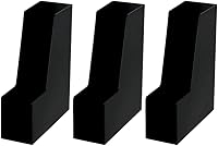 Vista 11 de YBM HOME Organizador vertical para archivos, diseño frontal abierto para un fácil acceso a archivos, documentos y revistas, ideal para oficina