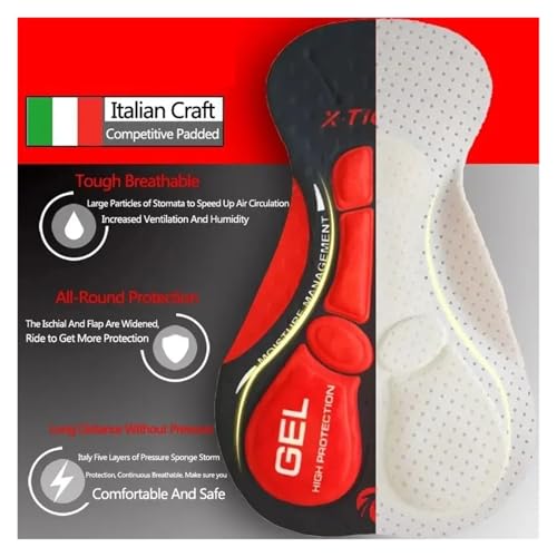 Calzas cortas para ciclismo con gel 5D y bolsillo trasero miniatura 4