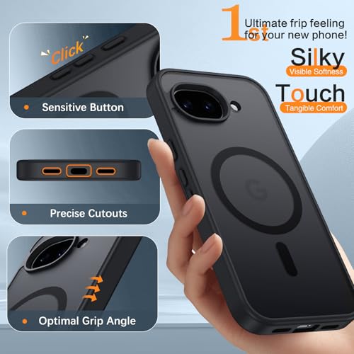 Coque translucide pour Google Pixel 10A mate et robuste - 6