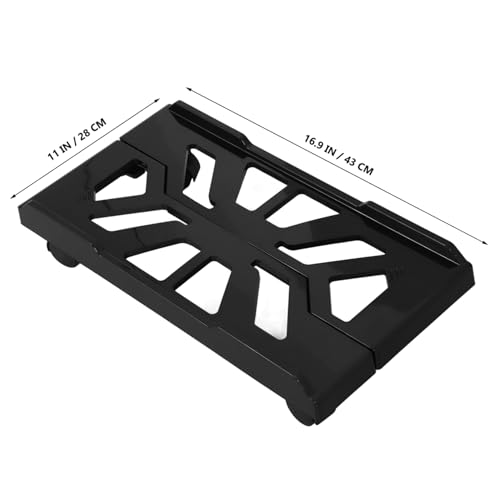 Soporte para CPU de torre de computadora Homoyoyo con ruedas, soporte móvil para torre bajo el escritorio, superficie lisa miniatura 2