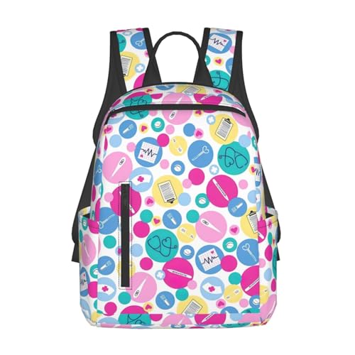 Sac à dos imprimé infirmière mignon pour le shopping et les voyages