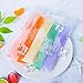 150 Pcs Popsicle Bags for Diy Ice Popsicle, Ice Pop Bags for Ice Cream Candy Yogurt Tubes for Kids Healthy Snacks