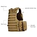 ArcEnCiel Tactical Molle Vest, Coyote Brown