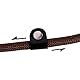 lionto Hundehalsband Retrieverhalsband Dressurhalsband, Länge 35 cm braun