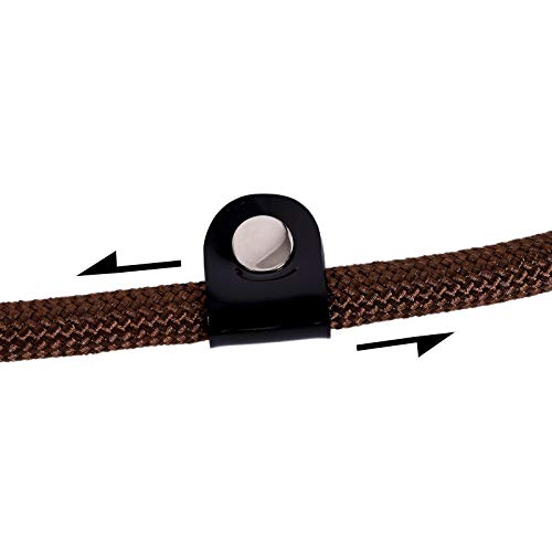 lionto Hundehalsband Retrieverhalsband Dressurhalsband, Länge 35 cm braun