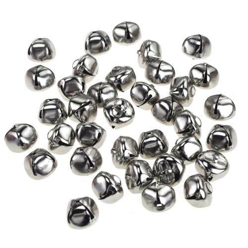 Homeford Metal Jingle Bells, 3/4-inch, 36-Count, Silver