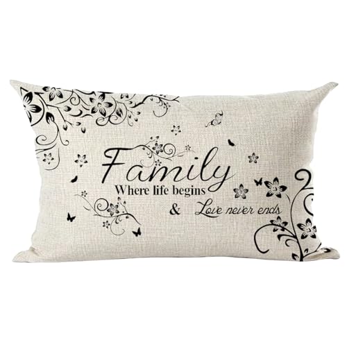 Ramirar Word Art Family Where Life Begins & Love Never