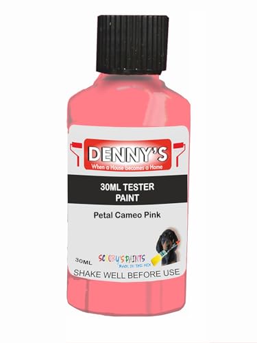 Premium Interior Wall & Ceiling Emulsion Paint – Petal Cameo Pink – Rich Matt Finish, Durable & Washable, Low Odour, Ideal for Living Rooms, Bedrooms & Hallways (30ML Tester Bottle)