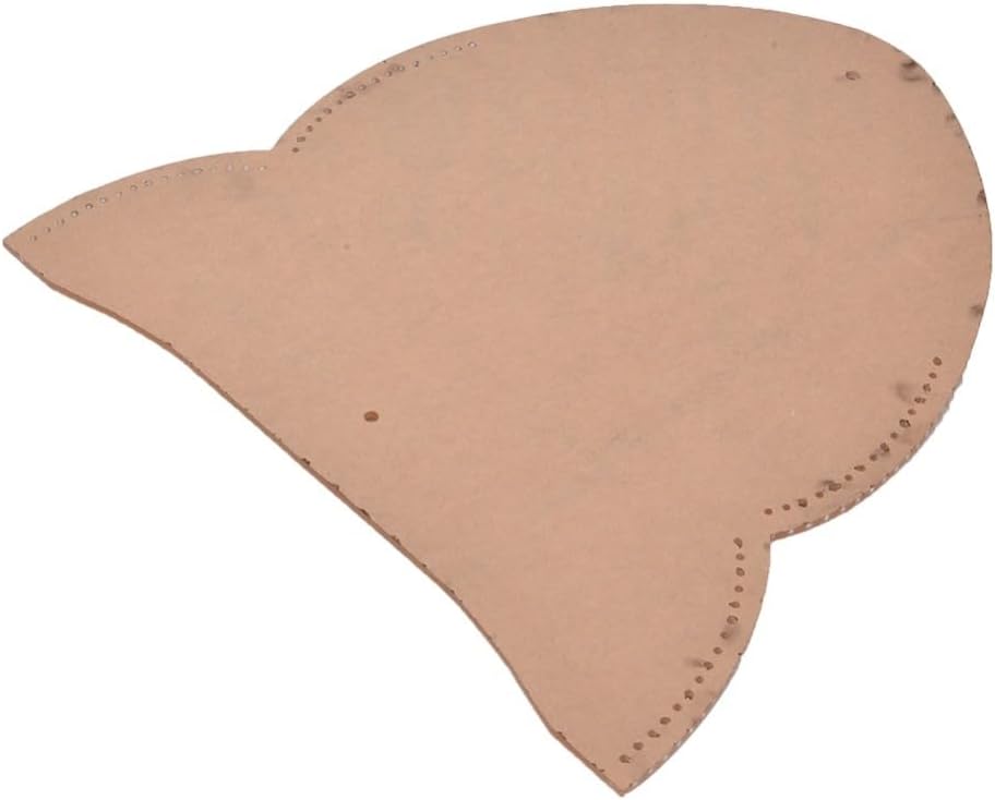 MOPFOL Acrylic Glasses Case Template - Leathercraft Pattern Stencil Mould for DIY Glasses Bag Making, Transparent Cutting Guide