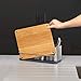 Joseph Joseph CounterStore Kitchen Utensil Holder Knife Block and Cutting Board Set, Stainless Steel