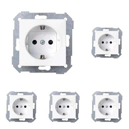 BASE ENCHUFE 2P+TT BLANCO MATE Simon 82 Concept (Paquete de 5)