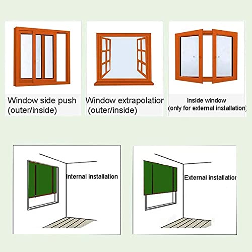 Roller Shades Bamboo Blinds Retro Reed Curtain Roman Sun Shade Cordless For Indoor/Outdoor Privacy 22X32In,36X32In (Color : 23X32In) #TOP6