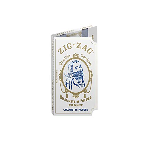 Zig-Zag Rolling Papers Â€“ Original White 70 Mm Paper Â€“ Natural Gum Arabic Â€“ Thin Glue Sealing Line Â€“ 6 Booklets With 32 Papers Per Booklet,32 Count (Pack Of 6) #TOP4