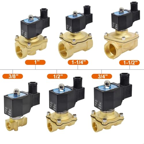 Électrovanne en laiton 220VAC normalement fermée IP65 pour contrôle d'eau - 4