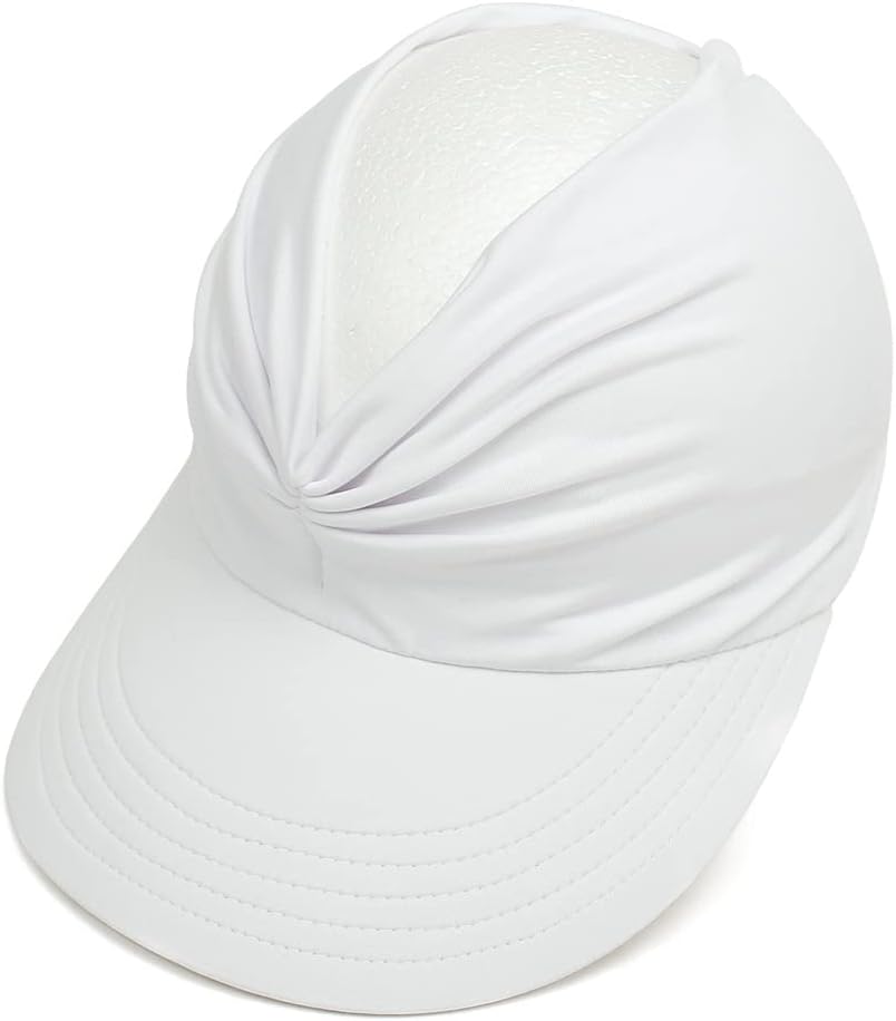 Sun Hat Women Sun Beach Visor Cap UV Protection with Wide Brim for Sports Beach Golf Hiking