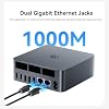 Beelink Mini PC, EQi12 Mini Computers Intel i5-1235U(Up to 4.4GHz) 10C/12T, Micro PC 32GB DDR4 RAM 1TB M.2 NVMe SSD, Desktop Computer 4K@60Hz/HDMI&DP/WiFi6/BT5.2/Gigabit Ethernet/HTPC/W-11 Pro