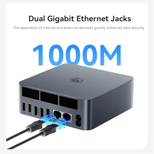 Image of Beelink Mini PC, EQi12 Mini Computers Intel i5-1235U(Up to 4.4GHz) 10C /12T, Micro PC 32GB DDR4 RAM 500GB M.2 NVMe SSD, Desktop Computer 4K@60Hz /HDMI&DP /WiFi6 /BT5.2 /Gigabit Ethernet /HTPC /W-11 Pro