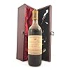 Buy Chateau d' Yquem 1958 Sauternes Dessert Wine with Silk-Lined Wooden Box and Four Elegant Wine Accessories, 750ml – vintagewinegifts