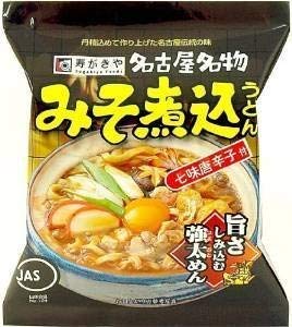 Amazon.co.jp: 寿がきや みそ煮込みうどん 91g×5個 （1パック5食