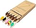 Set di spazzolini da denti per bambini, in bambù, 5 pezzi, setole morbide, spazzolini manuali per bambini (confezione da 5 colorati) immagine