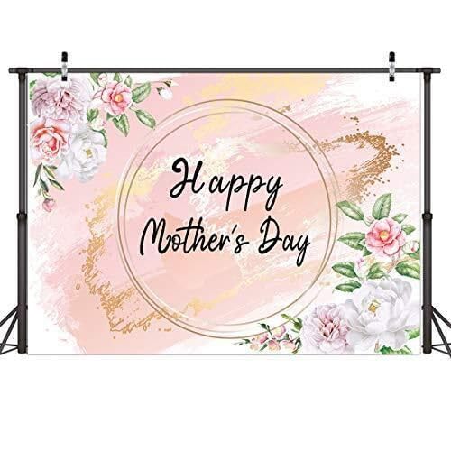 MaxsafeHappy Mothers Day Banner - 110 x 180 cm | Happy Mothers Day Decorations for Party | Mothers Day Backdrop | Mother's Day Decorations for The Home