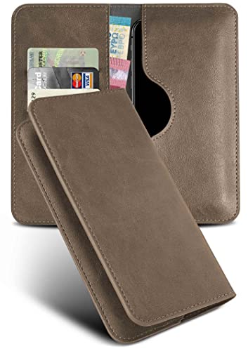 Étui pour Samsung S9 MoEx en cuir végétalien olive avec protection intégrale à 360 degrés