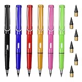 😊Durable: El bolígrafo sin tinta puede escribir sin afilar un cuchillo o tinta, reemplaza hasta 100 lápices tradicionales mediante el uso de puntas comprimidas y puede retener la escritura a mano durante mucho tiempo, independientemente de la temperatura o las condiciones climáticas.