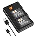 Produktbild DSTE 2PCS NP-FT1(1300mAh/3.7V) Batterie Ladegerät Compatible für Sony CyberShot DSC-L1,DSC-M1,DSC-M2,DSC-T1,DSC-T3,DSC-T3S,DSC-T5,DSC-T9,DSC-T10,DSC-T11,DSC-T33 Digital Kamera