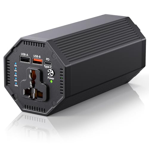 Powerstation 98wh Batería externa con enchufe de 100 W CA, cargador portátil con conector USB, cargador de viaje universal para ordenador portátil, MacBook Pro, portátil, GoPro, tableta, teléfono