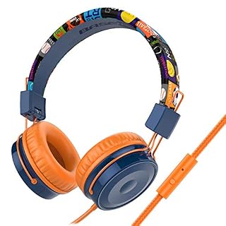 Baseman Casque audio filaire avec microphone pour enfant avec volume sûr limité 85 dB, pliable et réglable avec cordon… - Les Beatles, Paul McCartney, John Lennon, RIngo Starr, George Harrison