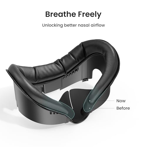 Image of KIWI design V3 Facial Interface Face Pad Compatible with Meta Quest 3 Accessories, NOT for Quest 3S