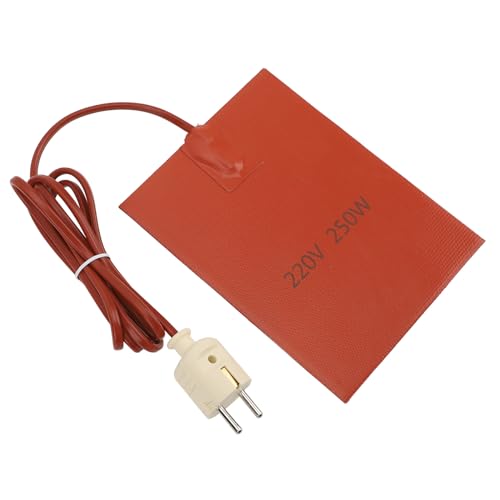 200 ℃ Schnelle Silikon-Heizmatte 150 X 200 Mm, Dünn, Flexibel, Einfach zu Verwenden für Industrieanlagen-Rohrleitungen, EU-Stecker 220 V