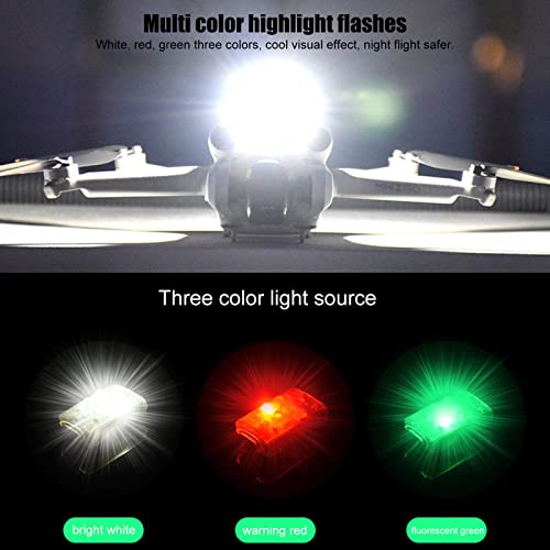 Focket Drone Strobo, 3 Colori Ricarica USB