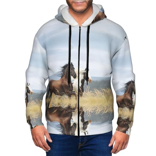 Sweat à capuche zippé homme coupe ample pour éviter de se sentir serré