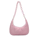 Moda,elegante y duradera. gerenic Coche Moda Mujer Pana Color sólido Hombro Debajo del Brazo Bolso Casual señoras Cadena pequeños Hobos Monedero Bolsos