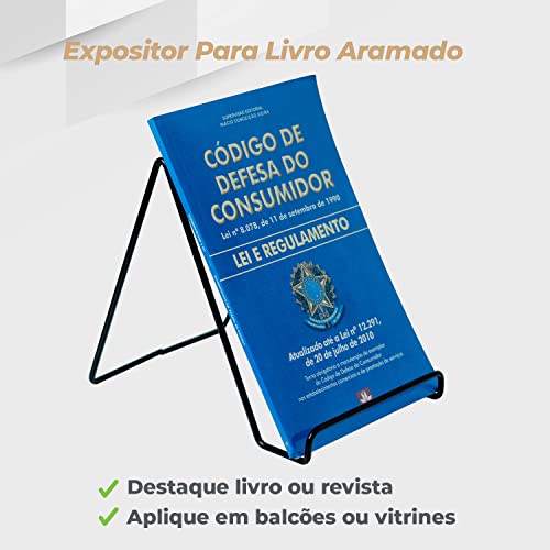 Expositor Porta Livro Revista Bíblia De Balcão Vitrine