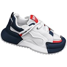 Big Size Men's Thick Sole Sports Shoes Mesh Fabric Casual Footwear with Inner Height Increase for Comfort & Style