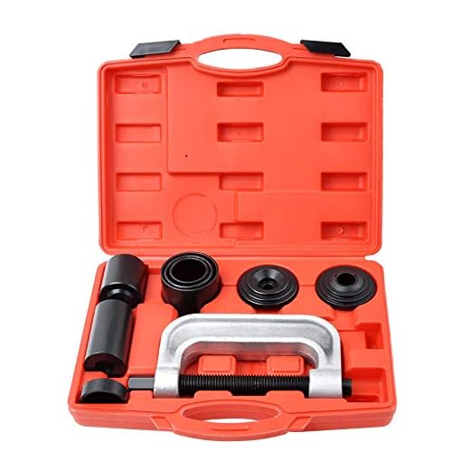 4 in 1 Ball Joint Service Tool Kit 2WD & 4WD Remover Installer with 4-Wheel Drive Adapters