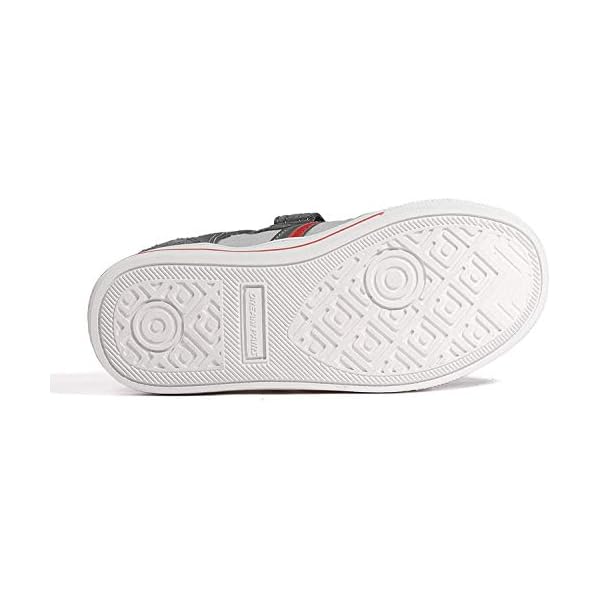 DREAM PAIRS Toddler Boys Girls Fashion Sneakers Causal Slip-On Running Shoes 151014-K Grey Red Size 9 M US Toddler - Image 9