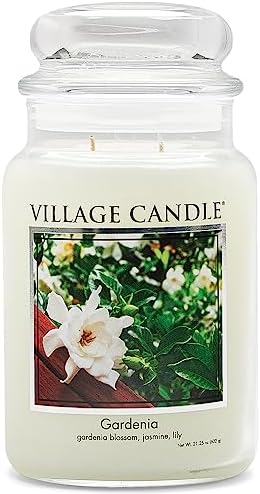 Village Candle Gardenia Apothecary Jar Scented Candle - Thumbnail 4
