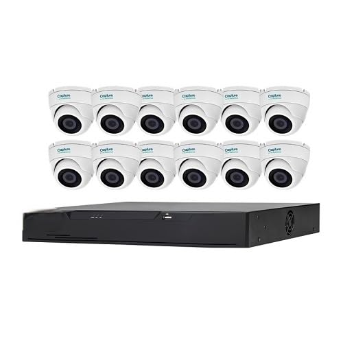 Image of R2-HD16C5MPK 16-Channel 5MP HD Surveillance Kit with 2TB HDD, 12 Eyeball Cameras, NDAA Compliant