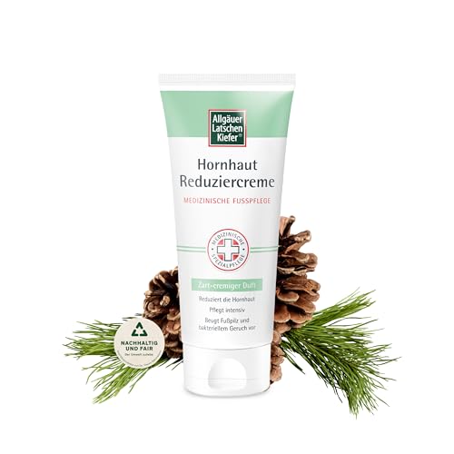 Crema riduttiva per calli cremosa – cura medica dei piedi – Pino mughetto Allgäuer – 100 ml