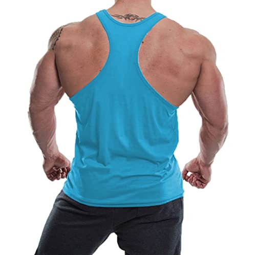 Image of THE BLAZZE 0051 Men's Tank Tops Muscle Gym Bodybuilding Vest Fitness Workout Train Stringers