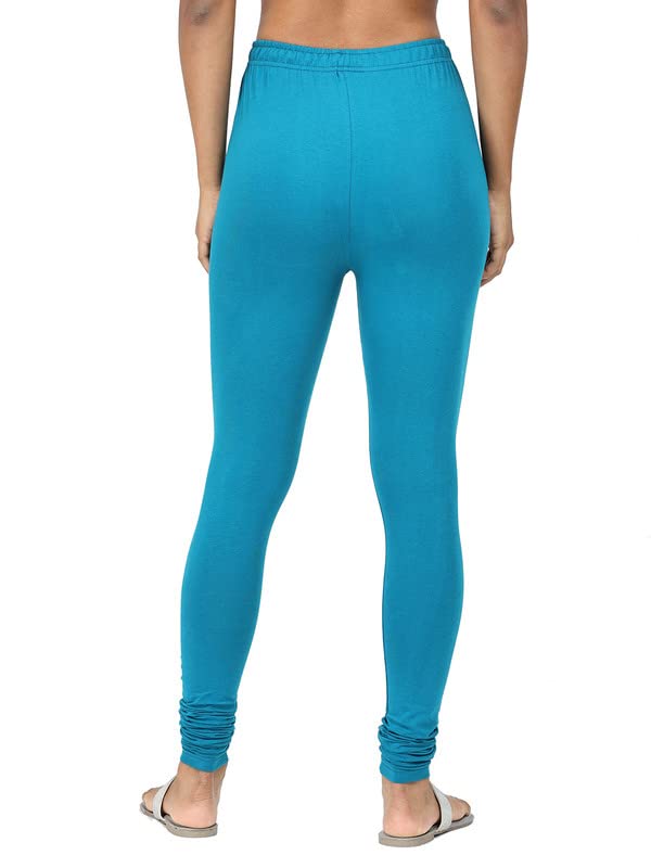 Image of Robinbosky Cotton Churidhar Leggings for Women - Stylish, Stretchable & Flattering Fit for All-Day Comfort