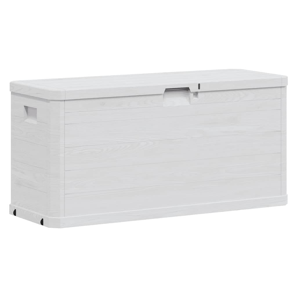 Garten-Aufbewahrungsbox 280 L Hellgrau, Stauraum Aufbewahrungskiste Gartentruhe für Kissen Decken Werkzeuge, Robuste Kunststoff Box als Aufbewahrungsmöbel für Innen und Außen