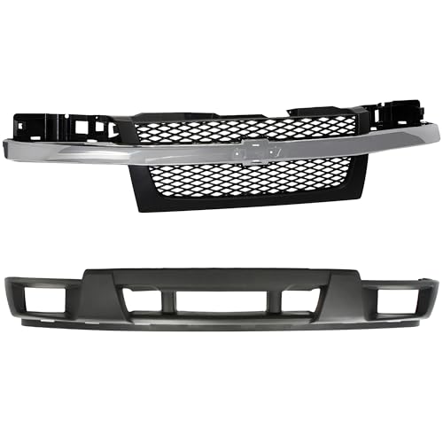 Garage-Pro Grille Assembly Kit Compatible with Chevrolet Colorado 2004-2012 Non-Xtreme