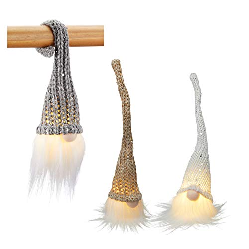 LED Weihnachts Wichtel - 3er Set - Weihnachtsdekoration beleuchtet zum...