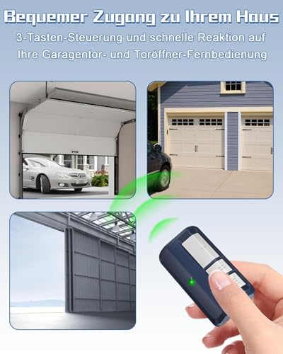 Selridasia Garagentor Handsender für Chamberlain Motorlift Fernbedienung 94333EML 84335E TX2REV TX4EV TX4RUNI, Chamberlain Garagentorantrieb ML510EV ML700EV ML1000EV, 2 Stück