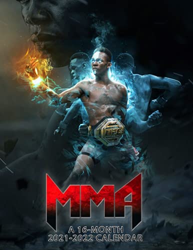 MMA Calendar 2021-2022: 16-Month Monthly Agenda Diary For Boys, Men Decoration Supplies