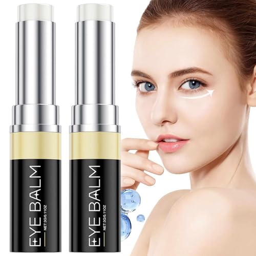 Lumibalm para Bolsas Debajo de Los Ojos,2 Piezas Crema Antienvejecimiento,BáLsamo de Ojos Hidratante,Suero para Ojos,Contorno de Ojos Crema Antiarrugas Mujer,Mejora La HinchazóN y Las Ojeras
